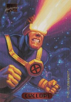 1994 Fleer Marvel Masterpieces Hildebrandt Brothers #25 Cyclops Front