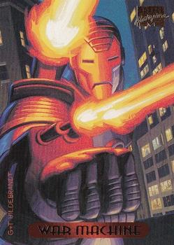 1994 Fleer Marvel Masterpieces Hildebrandt Brothers #133 War Machine Front