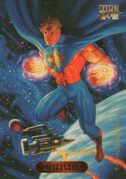 1994 Fleer Marvel Masterpieces Hildebrandt Brothers #96 Quasar Front