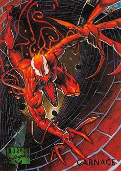 1995 Fleer Marvel Masterpieces #19 Carnage Front