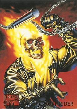 1995 Fleer Marvel Masterpieces #38 Ghost Rider Front