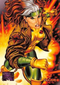 1995 Fleer Marvel Masterpieces #84 Rogue Front