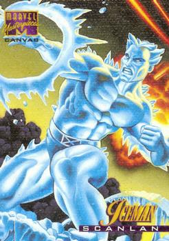 1995 Fleer Marvel Masterpieces - Canvas #10 Iceman Front
