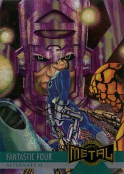 1995 Metal Marvel #129 The Fantastic Four Front
