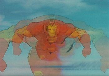 1996 Fleer/SkyBox Marvel Motion #8 Iron Man Front