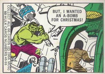 1966 Donruss Marvel Super Heroes #50 But, I wanted an A-bomb for Christmas! Front