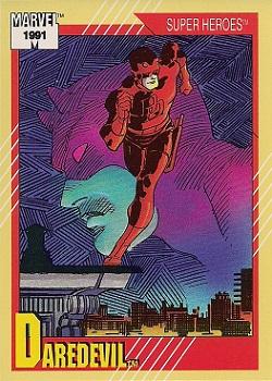 1991 Impel Marvel Universe II #2 Daredevil Front