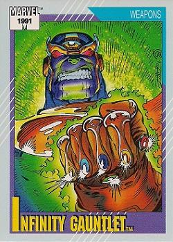 1991 Impel Marvel Universe II #134 Infinity Gauntlet Front