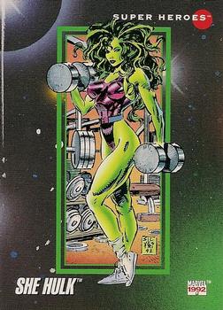 1992 Impel Marvel Universe #16 She-Hulk Front