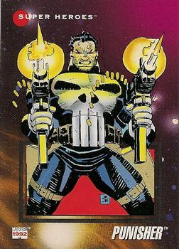 1992 Impel Marvel Universe #28 Punisher Front