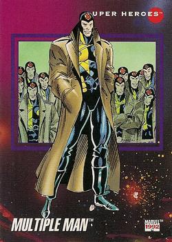 1992 Impel Marvel Universe #43 Multiple Man Front