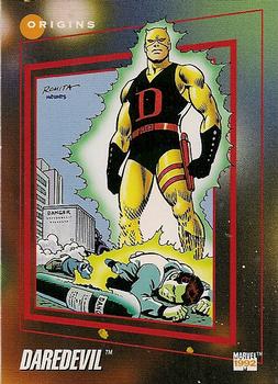 1992 Impel Marvel Universe #168 Daredevil Front
