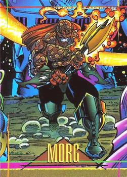 1993 SkyBox Marvel Universe #17 Morg Front