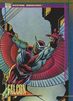 1993 SkyBox Marvel Universe #84 Falcon Front
