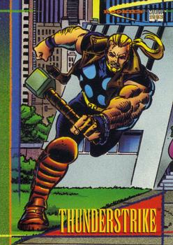 1993 SkyBox Marvel Universe #94 Thunderstrike Front
