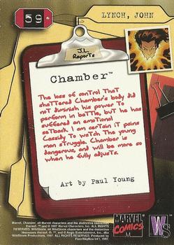 1997 Fleer/SkyBox Marvel vs. Wildstorm #59 Chamber Back