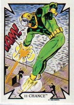1989 Comic Images Marvel Comics Todd McFarlane  #11 Chance Front