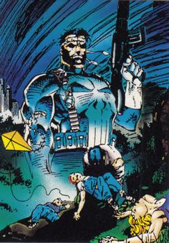 1992 Comic Images Punisher Guts and Gunpowder (Punisher War Journal) #10 Rage Front