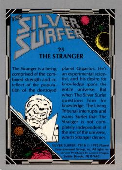 1992 Comic Images The Silver Surfer #25 The Stranger Back