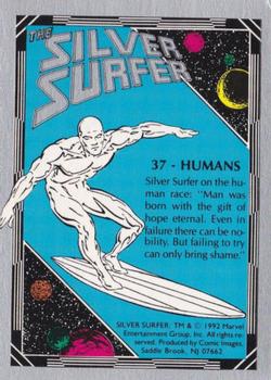 1992 Comic Images The Silver Surfer #37 Humans Back