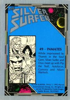 1992 Comic Images The Silver Surfer #49 Inmates Back