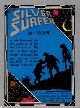 1992 Comic Images The Silver Surfer #50 Escape Back