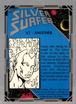 1992 Comic Images The Silver Surfer #67 Another Back