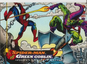 1994 Fleer The Amazing Spider-Man #100 Spider-Man vs. Green Goblin Front