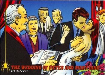 1994 Fleer The Amazing Spider-Man #142 The Wedding of Peter and Mary Jane Front