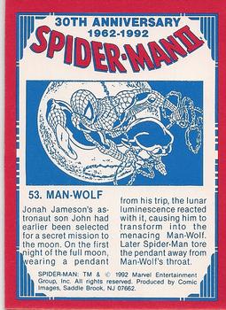 1992 Comic Images Spider-Man II: 30th Anniversary 1962-1992 #53 Man-Wolf Back