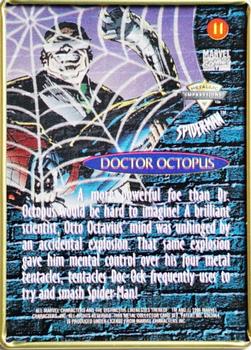 1996 Metallic Impressions Spider-Man #11 Doc Ock Back