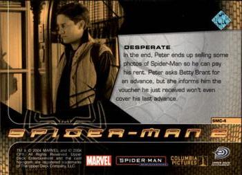 2004 Upper Deck Spider-Man 2 #SMC-4 Desperate Back