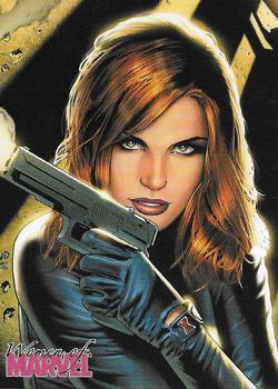 2008 Rittenhouse Women of Marvel #6 Black Widow Front