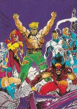 1991 Comic Images X-Men #52 Final Strike Front