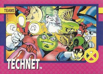 1992 Impel The Uncanny X-Men #80 Technet Front