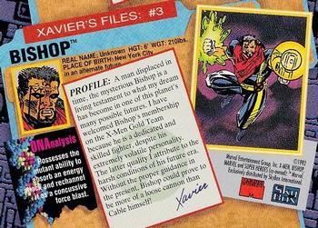 1993 SkyBox X-Men Series 2 #3 Bishop Back