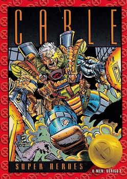 1993 SkyBox X-Men Series 2 #5 Cable Front