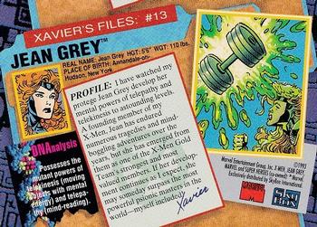 1993 SkyBox X-Men Series 2 #13 Jean Grey Back