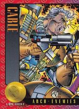 1993 SkyBox X-Men Series 2 #43 Cable Front