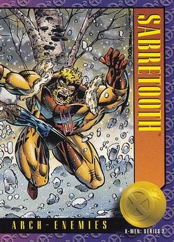 1993 SkyBox X-Men Series 2 #53 Sabretooth Front