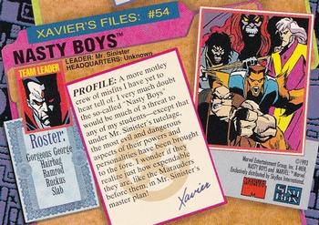 1993 SkyBox X-Men Series 2 #54 Nasty Boys Back