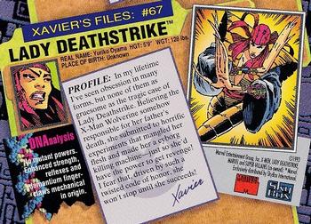 1993 SkyBox X-Men Series 2 #67 Lady Deathstrike Back