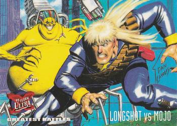 1995 Fleer Ultra X-Men #132 Longshot vs. Mojo Front