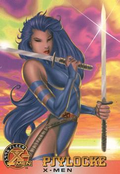 1996 Fleer X-Men #10 Psylocke Front