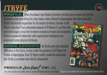 1996 Fleer X-Men #78 Stryfe Back