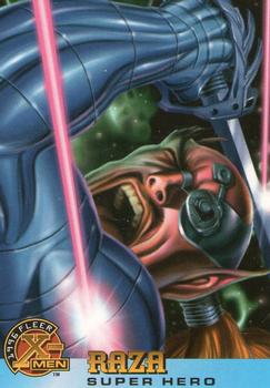 1996 Fleer X-Men #57 Raza Front
