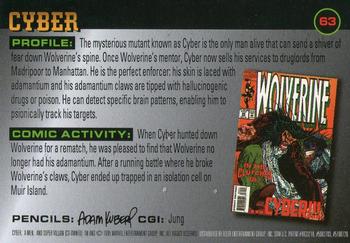 1996 Fleer X-Men #63 Cyber Back