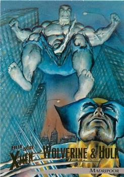 1996 Ultra X-Men Wolverine #54 Wolverine & Hulk Front