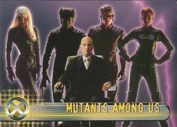 2000 Topps X-Men The Movie #0 Mutants Among Us Front