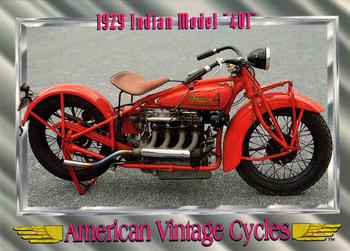 1992-93 Champs American Vintage Cycles #81 1929 Indian Model 401 Front